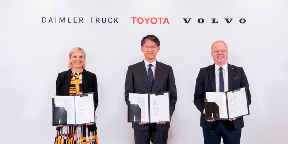 Toyota apuesta por el hidrógeno junto a Daimler Truck y Volvo Group 